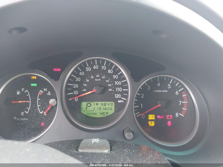 2005 Subaru Forester 2.5X VIN: JF1SG63695H740801 Lot: 43761465