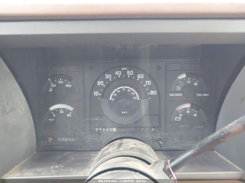 1989 GMC Sierra C1500 VIN: 1GTDC14H5KE514012 Lot: 43761542