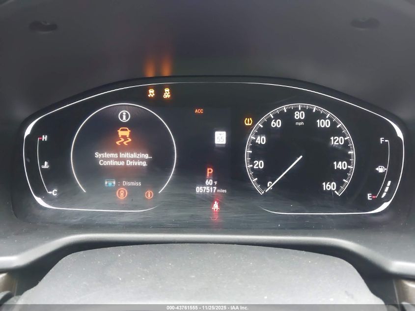 2019 Honda Accord Ex-L 2.0T VIN: 1HGCV2F57KA030964 Lot: 43761555