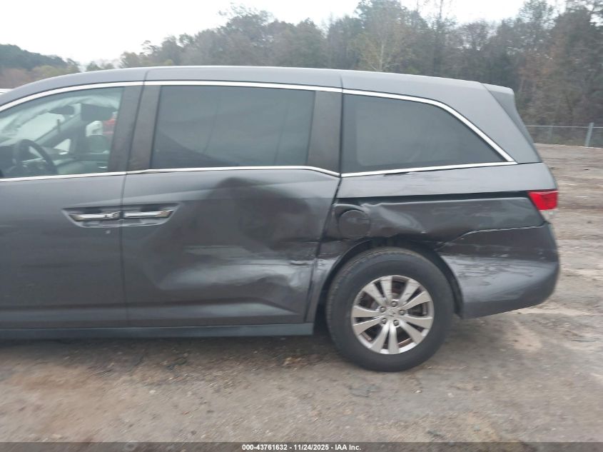 2017 Honda Odyssey Se VIN: 5FNRL5H32HB001206 Lot: 43761632