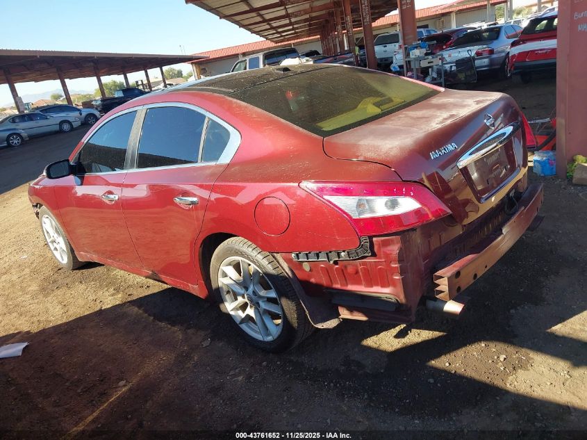 2009 Nissan Maxima 3.5 Sv VIN: 1N4AA51E79C823566 Lot: 43761652