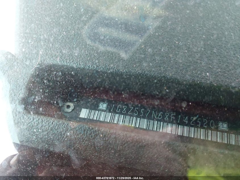 2008 Saturn Aura Xe VIN: 1G8ZS57N68F142520 Lot: 43761672