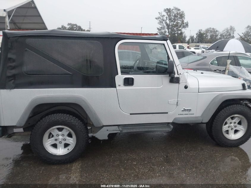 2005 Jeep Wrangler Unlimited VIN: 1J4FA44S75P300248 Lot: 43761689