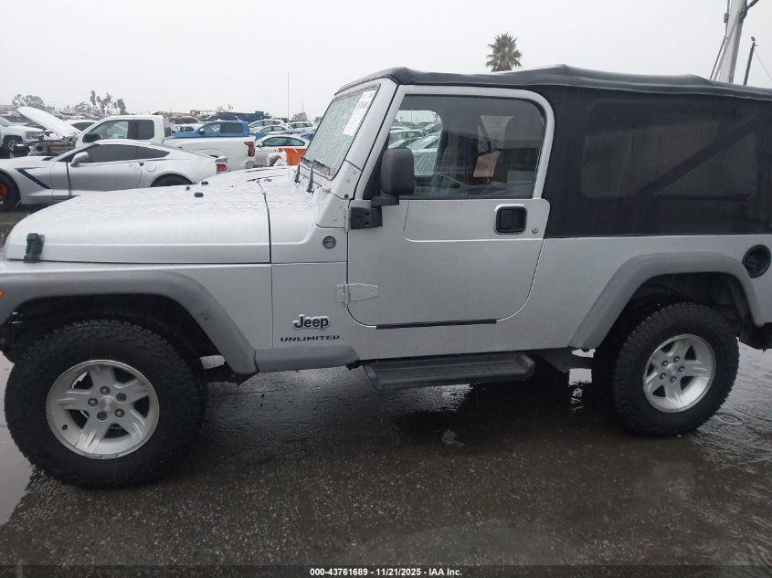 2005 Jeep Wrangler Unlimited VIN: 1J4FA44S75P300248 Lot: 43761689