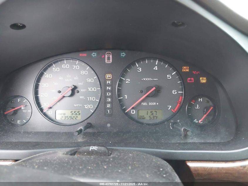 2001 Subaru Outback Limited VIN: 4S3BH686617661134 Lot: 43761729