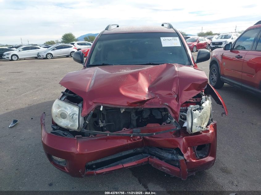 2006 Toyota 4Runner Sr5 V6 VIN: JTEBU14R768070547 Lot: 43761755