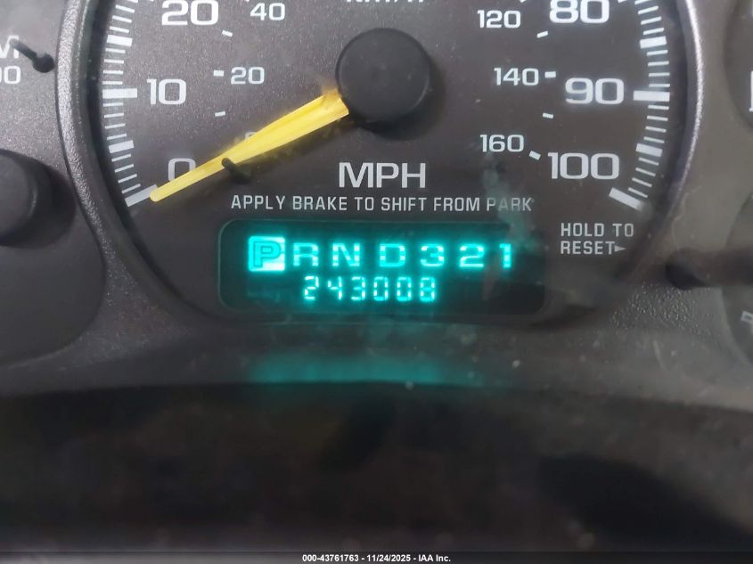 2001 Chevrolet Tahoe Ls VIN: 1GNEC13T51R100768 Lot: 43761763