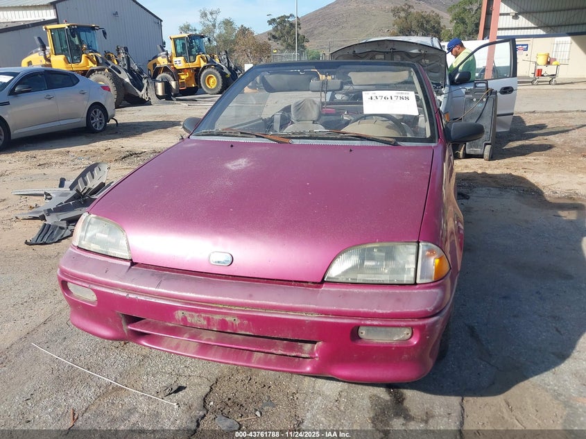 1993 Geo Metro Lsi Sprint Cl VIN: JG1MR3364PK206079 Lot: 43761788
