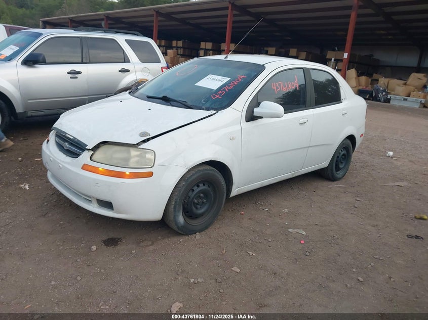 KL1TD56606B665009 2006 CHEVROLET AVEO photo no. 2
