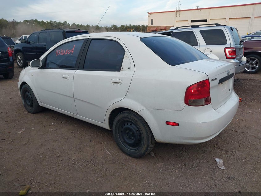 KL1TD56606B665009 2006 CHEVROLET AVEO photo no. 3