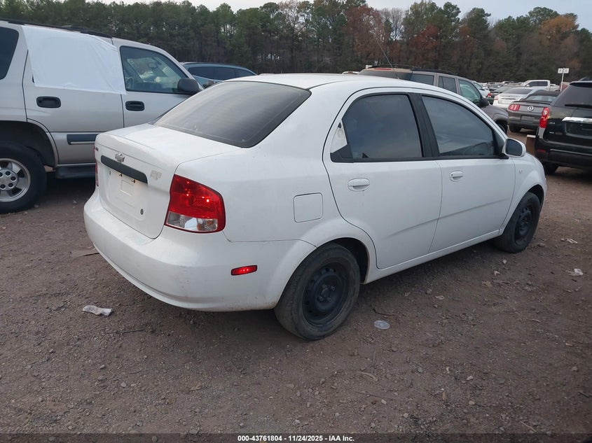 KL1TD56606B665009 2006 CHEVROLET AVEO photo no. 4
