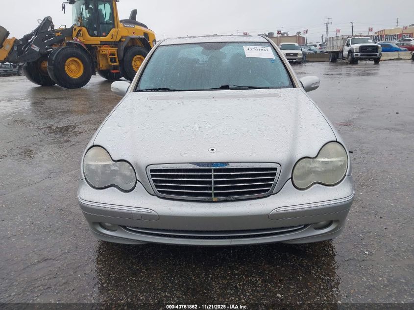 2001 Mercedes-Benz C 320 VIN: WDBRF64J51F012587 Lot: 43761862
