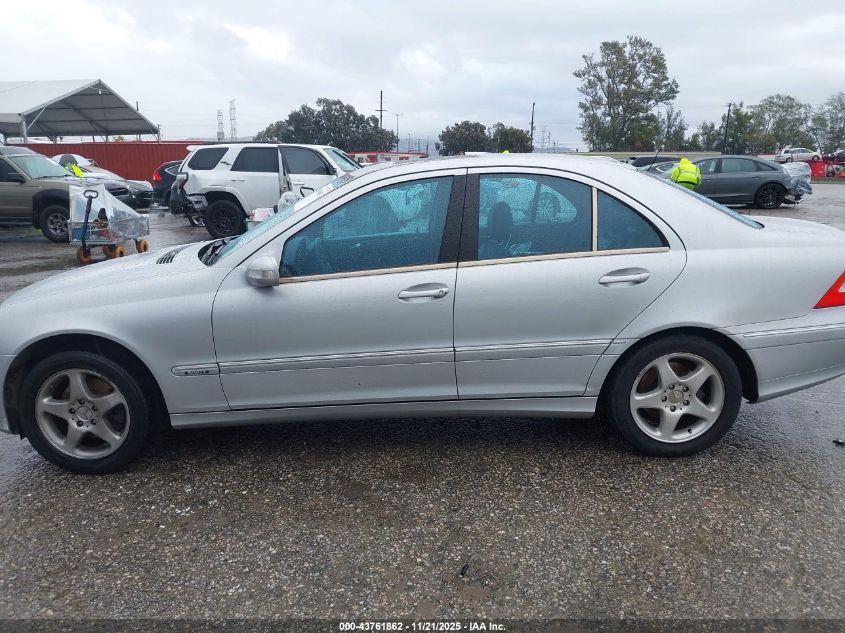 2001 Mercedes-Benz C 320 VIN: WDBRF64J51F012587 Lot: 43761862