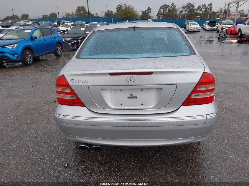2001 Mercedes-Benz C 320 VIN: WDBRF64J51F012587 Lot: 43761862