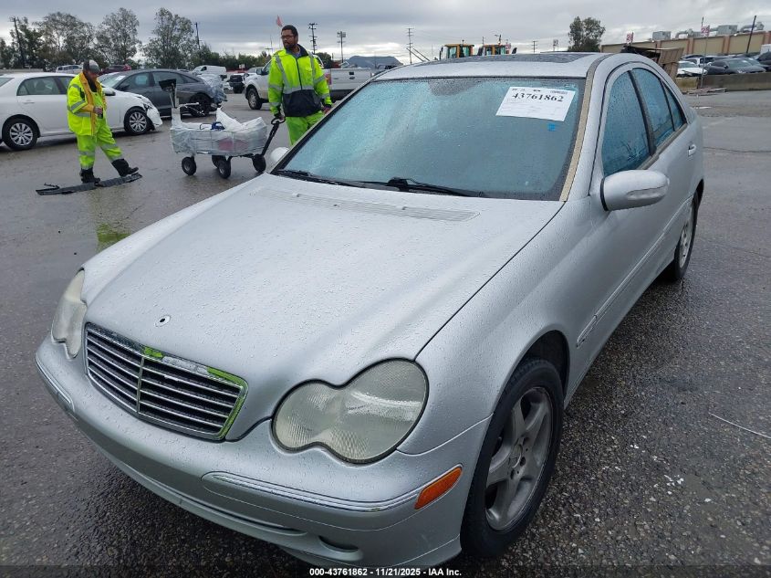 2001 Mercedes-Benz C 320 VIN: WDBRF64J51F012587 Lot: 43761862