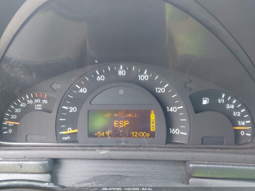 2001 Mercedes-Benz C 320 VIN: WDBRF64J51F012587 Lot: 43761862