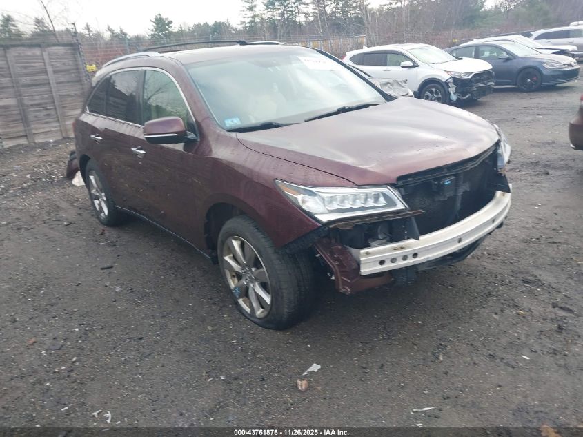 ACURA MDX ADVANCE PKG W/ENTERTAINMENT PKG