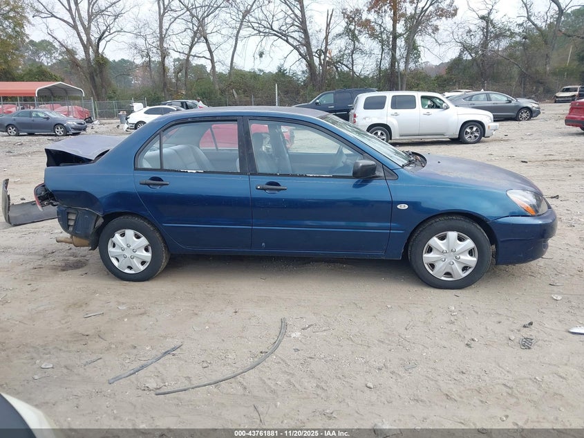2004 Mitsubishi Lancer Es VIN: JA3AJ26E24U058575 Lot: 43761881