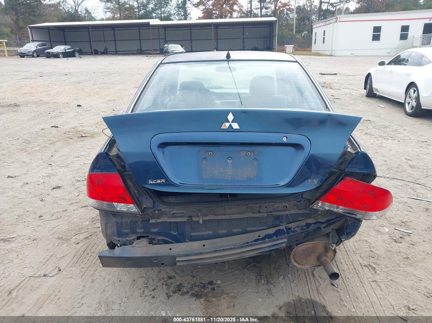 2004 Mitsubishi Lancer Es VIN: JA3AJ26E24U058575 Lot: 43761881