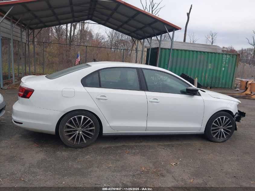 2017 Volkswagen Jetta 1.8T Sport VIN: 3VWD17AJ6HM338667 Lot: 43761937