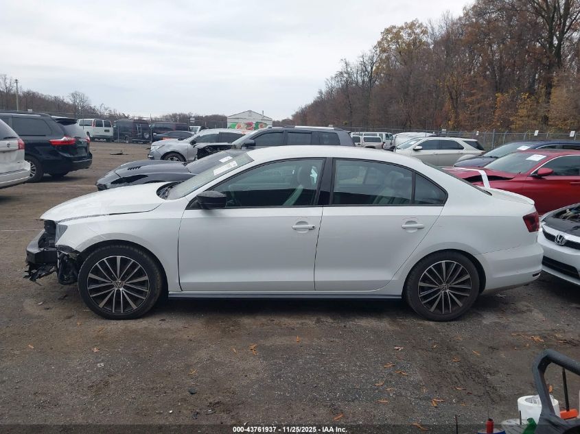 2017 Volkswagen Jetta 1.8T Sport VIN: 3VWD17AJ6HM338667 Lot: 43761937