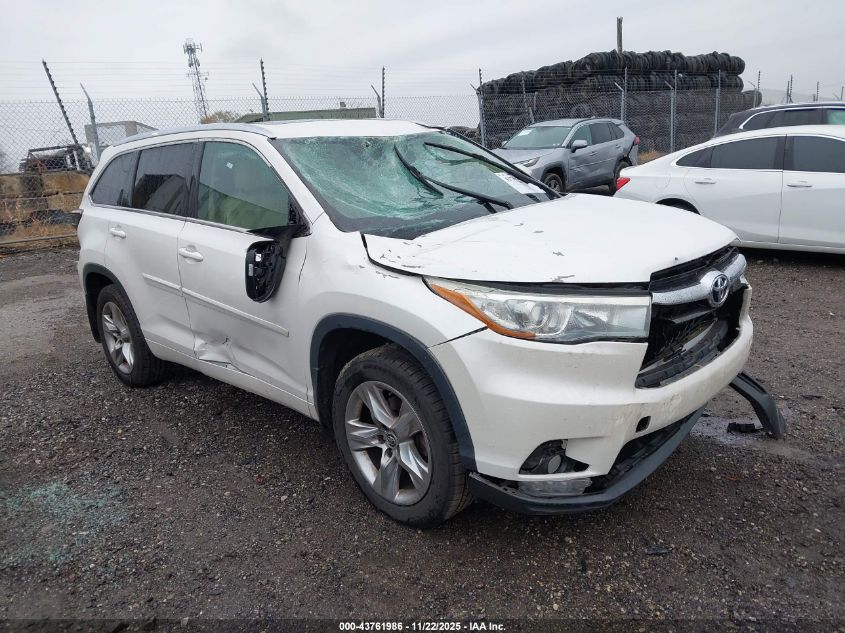 TOYOTA HIGHLANDER LIMITED V6