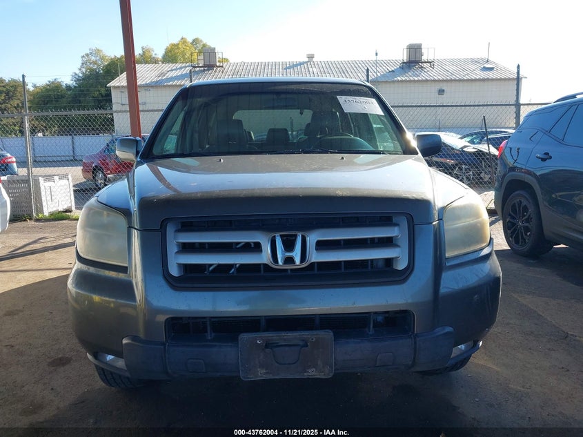 2007 Honda Pilot Ex-L VIN: 2HKYF18757H500550 Lot: 43762004