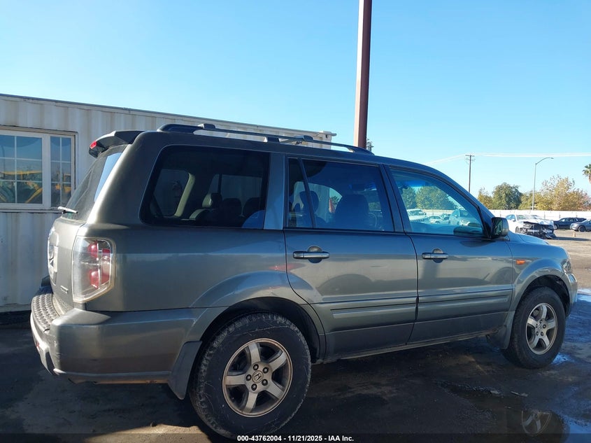 2007 Honda Pilot Ex-L VIN: 2HKYF18757H500550 Lot: 43762004