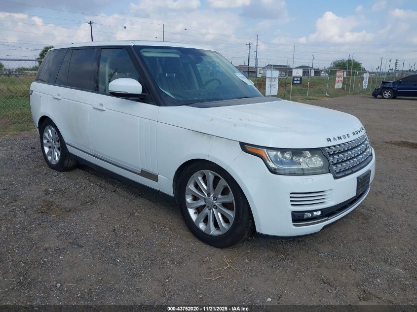 LAND ROVER RANGE ROVER 3.0L V6 SUPERCHARGED HSE
