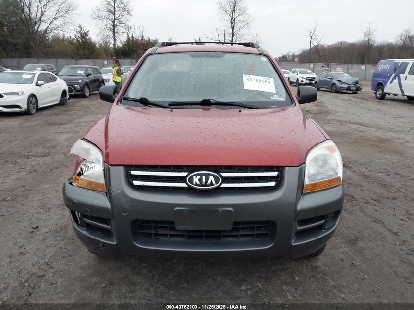 2008 Kia Sportage Lx VIN: KNDJF724487549005 Lot: 43762100