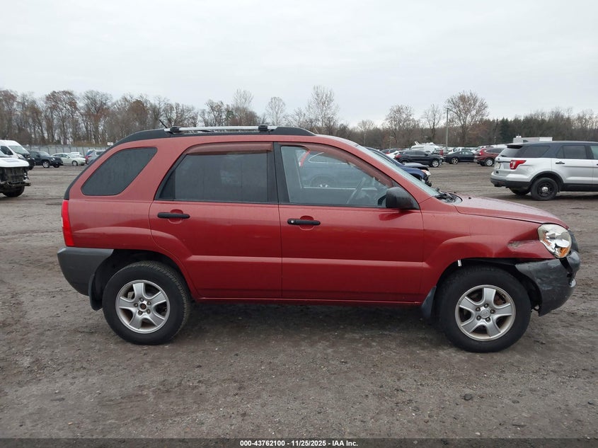 2008 Kia Sportage Lx VIN: KNDJF724487549005 Lot: 43762100