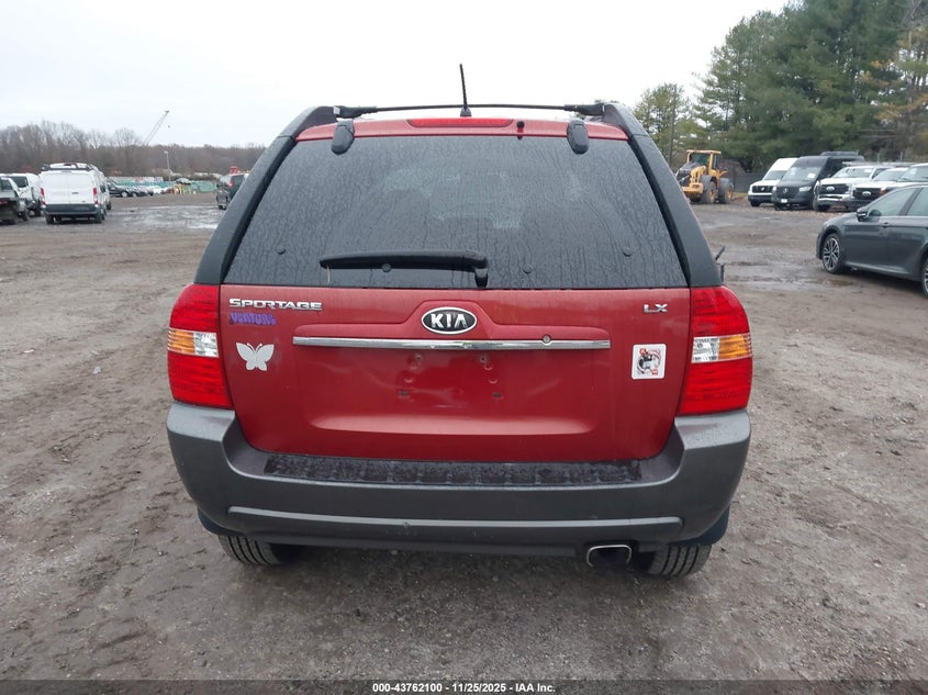2008 Kia Sportage Lx VIN: KNDJF724487549005 Lot: 43762100