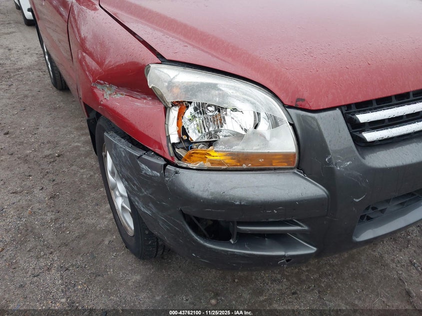 2008 Kia Sportage Lx VIN: KNDJF724487549005 Lot: 43762100