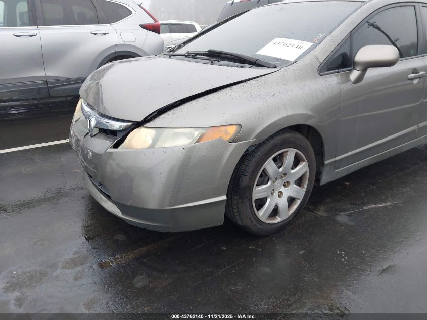 2007 Honda Civic Lx VIN: 1HGFA16517L068821 Lot: 43762140