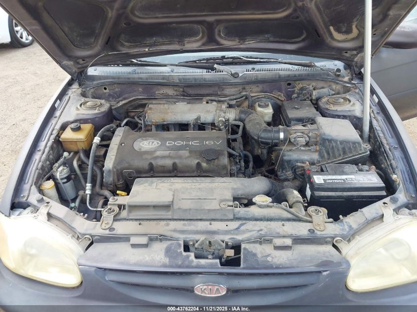 2000 Kia Sephia Ls/Ls W/Power Pkg VIN: KNAFB1212Y5836467 Lot: 43762204