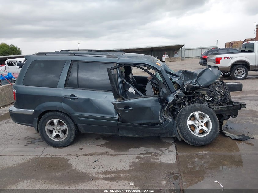 2006 Honda Pilot Ex-L VIN: 5FNYF28776B030959 Lot: 43762207