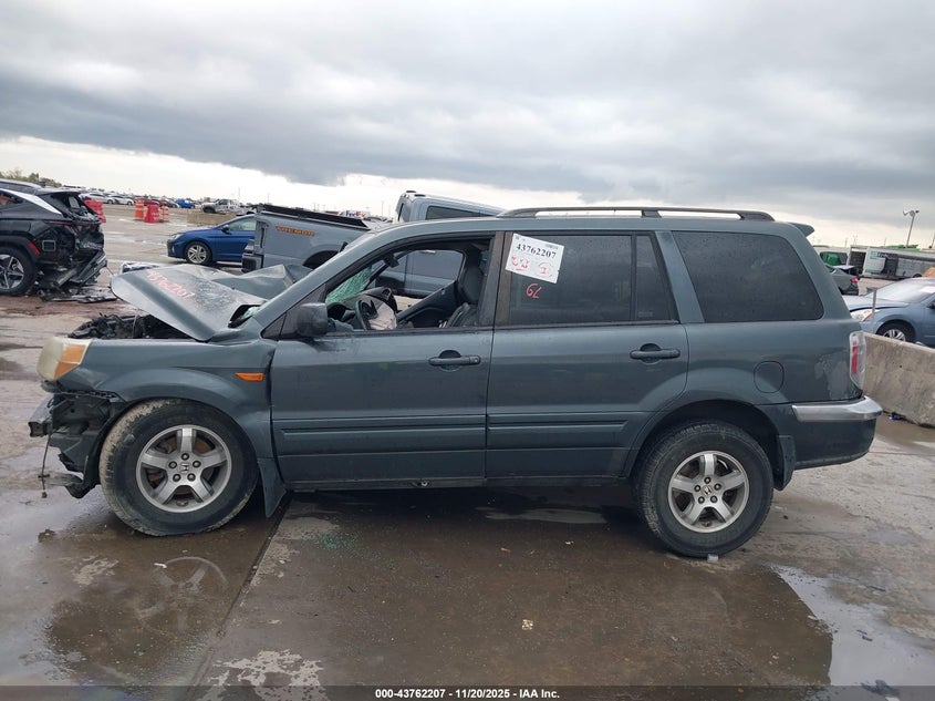 2006 Honda Pilot Ex-L VIN: 5FNYF28776B030959 Lot: 43762207