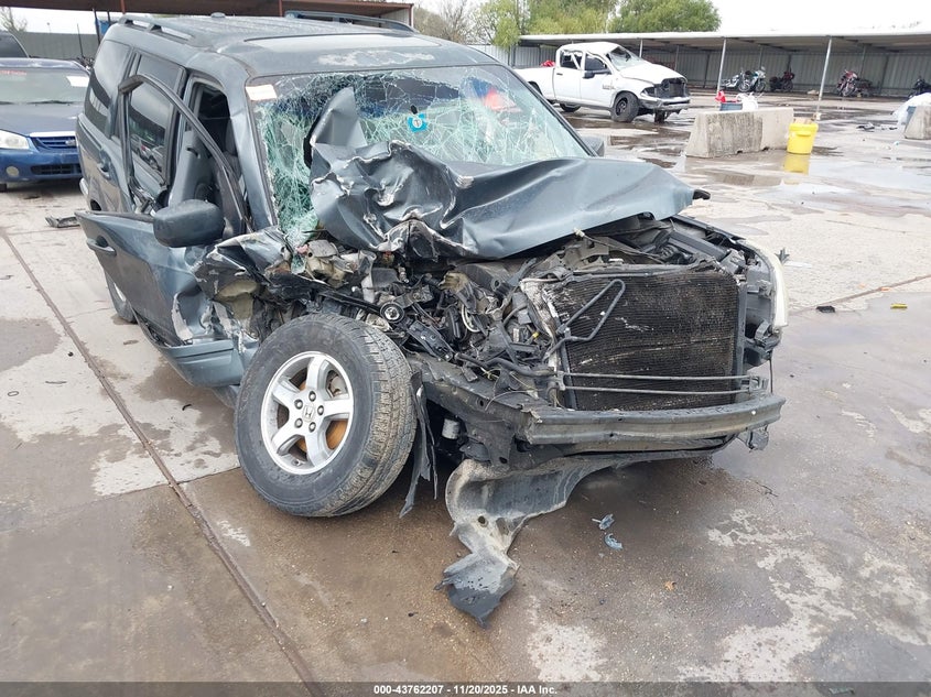 2006 Honda Pilot Ex-L VIN: 5FNYF28776B030959 Lot: 43762207