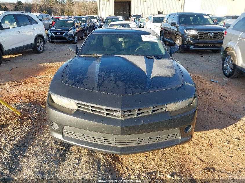 2014 Chevrolet Camaro 2Ls VIN: 2G1FA1E39E9291510 Lot: 43762209