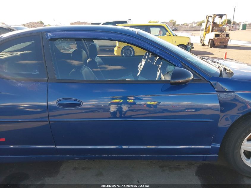 2004 Chevrolet Monte Carlo Ss VIN: 2G1WX15K749313363 Lot: 43762274