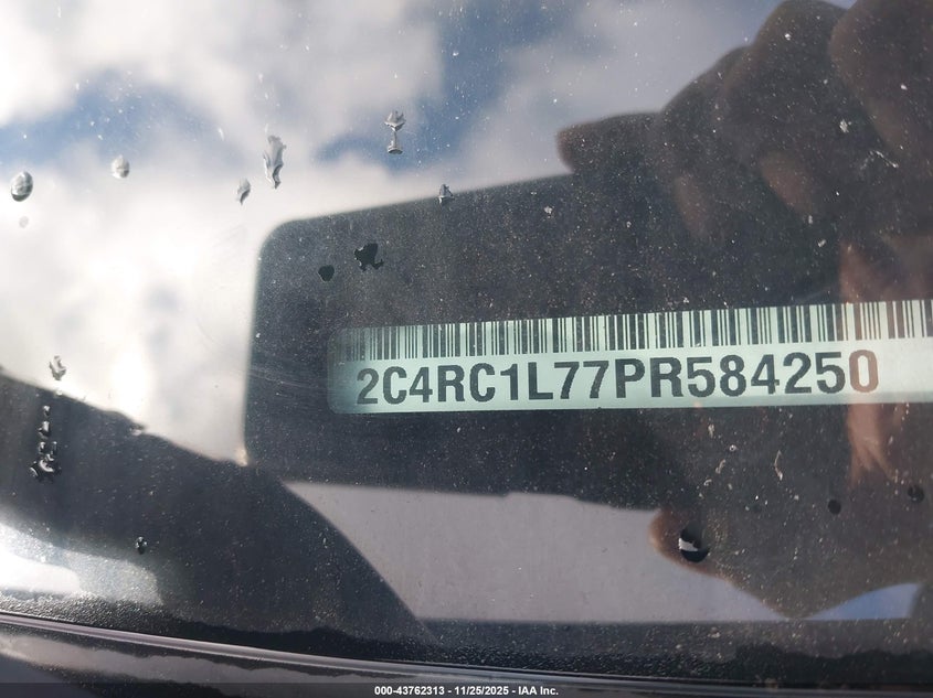 2023 Chrysler Pacifica Hybrid Touring L VIN: 2C4RC1L77PR584250 Lot: 43762313