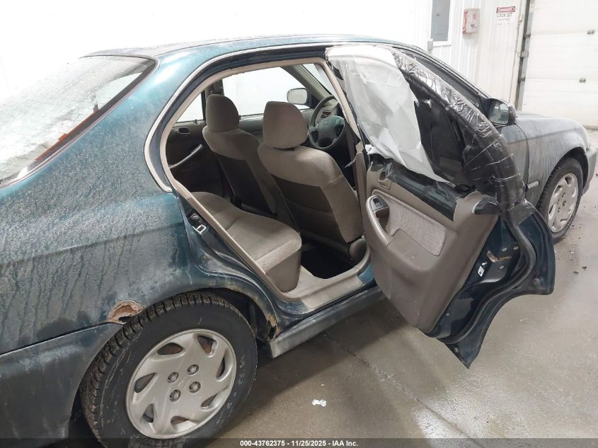 1996 Honda Civic Lx VIN: 2HGEJ6679TH516577 Lot: 43762375