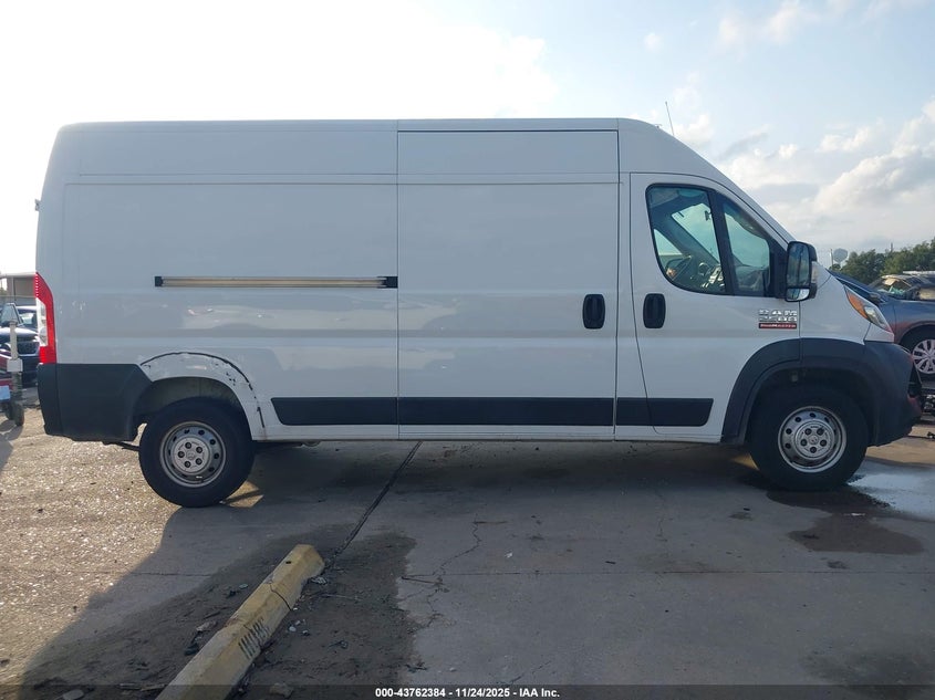2021 Ram Promaster 2500 High Roof 159 Wb VIN: 3C6ERVDG4ME508850 Lot: 43762384