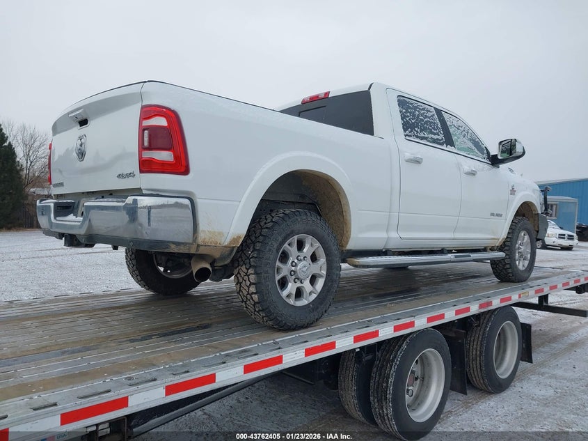 Vin: 3c6ur5fl7ng126095, lot: 44257803, ram 2500 laramie  4x4 6'4 box 20224