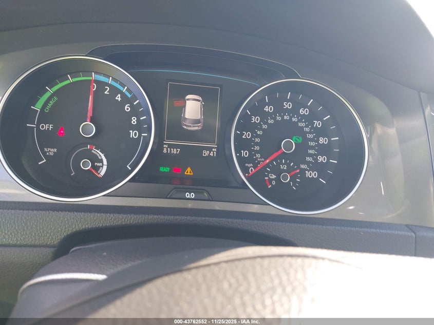 2016 Volkswagen E-Golf Se VIN: WVWKP7AU1GW902338 Lot: 43762552