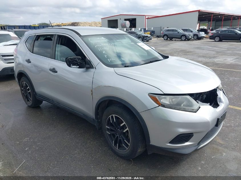 2016 Nissan Rogue S VIN: 5N1AT2MN9GC832356 Lot: 43762593