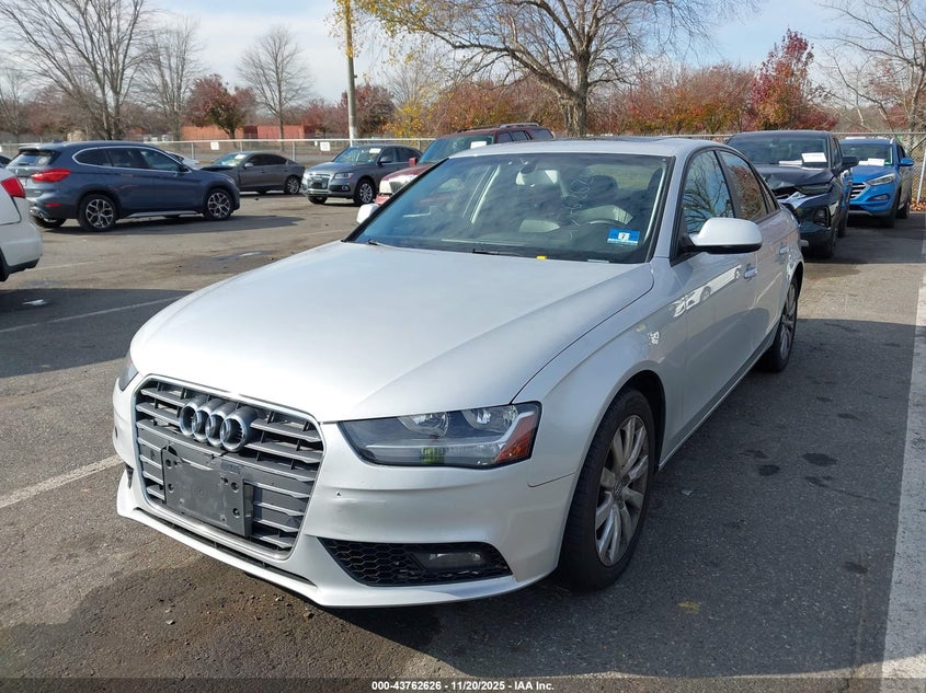 2014 Audi A4 2.0T Premium VIN: WAUBFAFLXEN008533 Lot: 43762626
