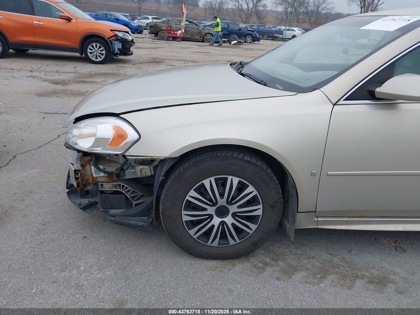 2009 Chevrolet Impala Ls VIN: 2G1WB57K891272296 Lot: 43762718