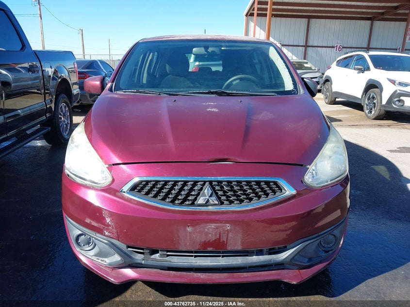 2018 Mitsubishi Mirage VIN: ML3AA28J3JH002972 Lot: 43762735
