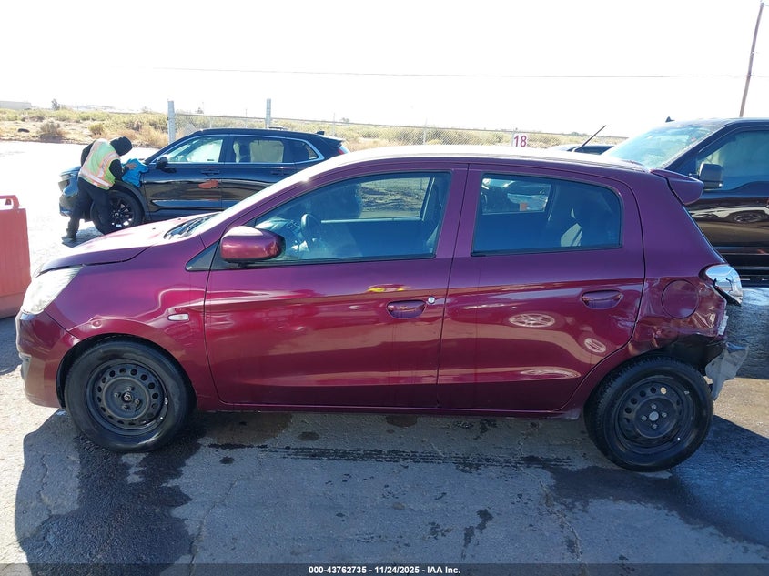 2018 Mitsubishi Mirage VIN: ML3AA28J3JH002972 Lot: 43762735